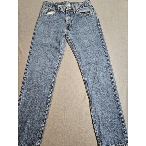 Wrangler Jeans Mens 31X32 Blue Denim Western Cowboy 100% Cotton - Picture 1 of 9